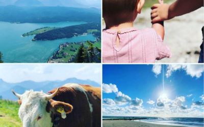 Urlaubsgrüße zum Ende der Sommerferien