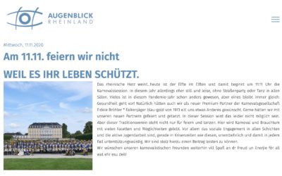 Premium Partner MVZ Augenblick Rheinland berichtet über Fidele