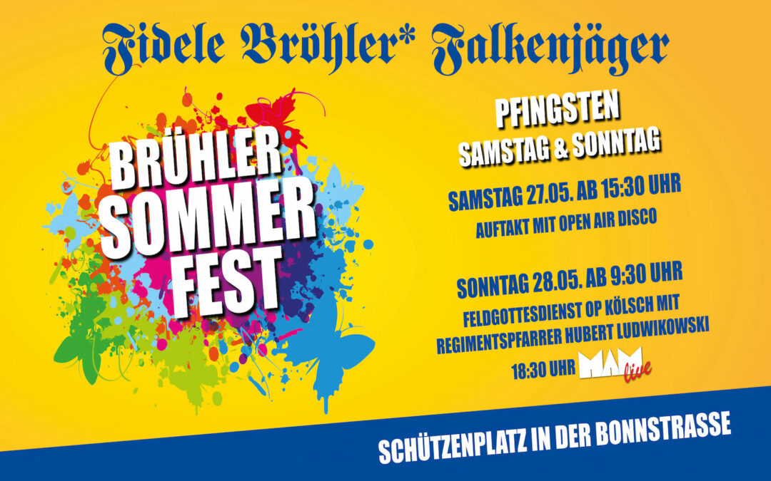 Das Brühler Sommerfest an Pfingsten