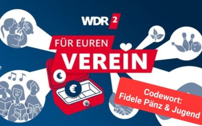 WDR 2 hören und 1.000 Euro für die Fidele Pänz & Fidele Jugend gewinnen