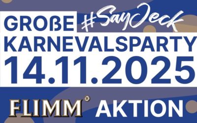 #SayJeck – Große Flimm Aktion: Verlosung unter den ersten 200 Kartenkäufern